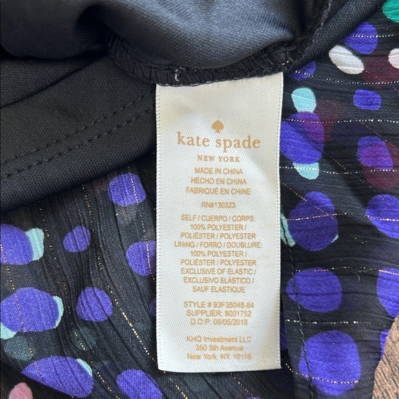 Kate Spade Black Skirt with Colorful Dots - Picture 4 of 4